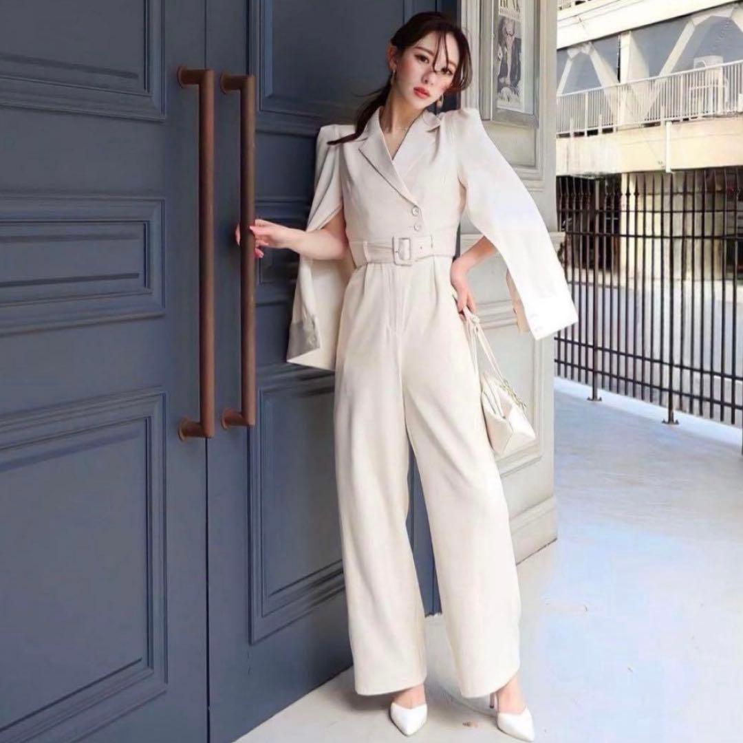 ロイヤルパーティー オールインワン ベルト ケープ風