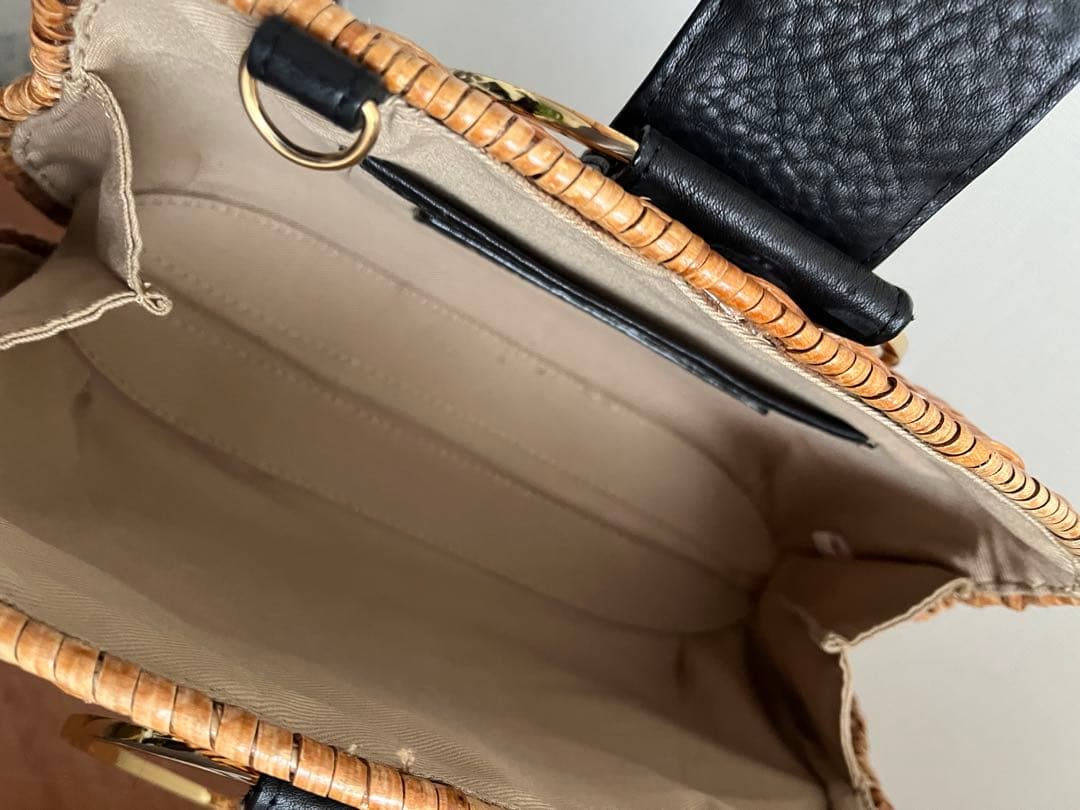 VIOLADORO 籐 かごバッグ