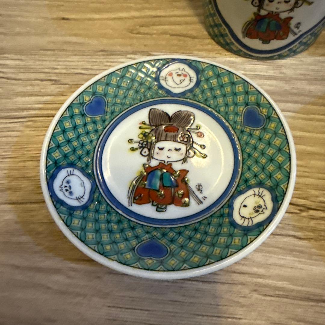 【未使用】水森亜土　九谷焼　4点セット