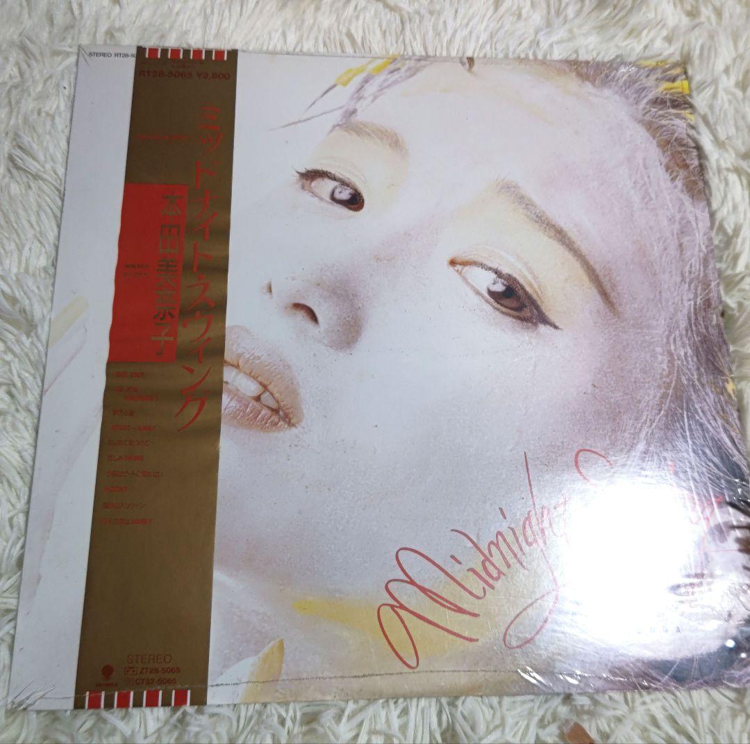 【貴重】本田美奈子アイドル時代_未開封レコード5枚セット