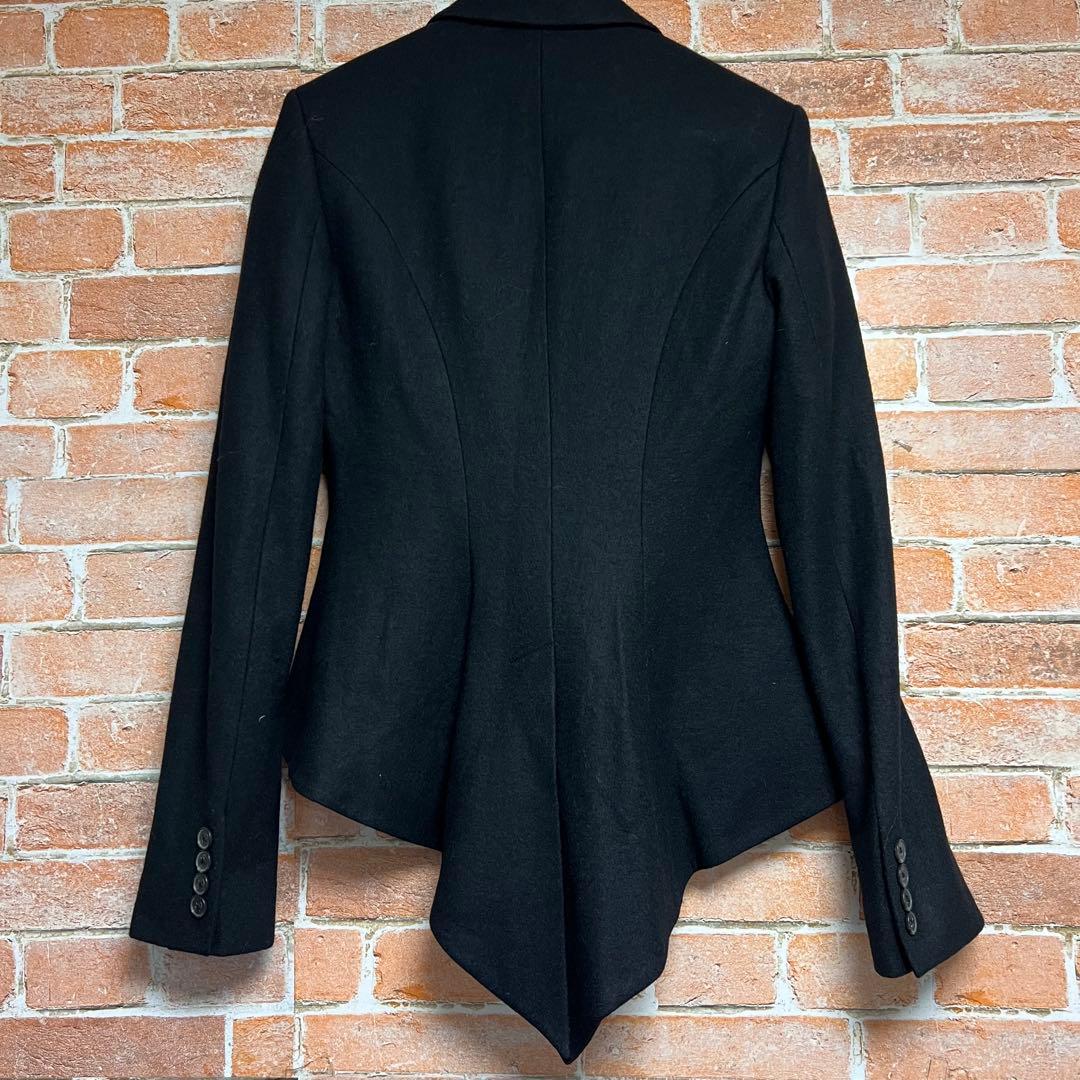 (新品未使用タグ付き)ラルフローレン　ピークドラペルテーラドジャケット　黒色