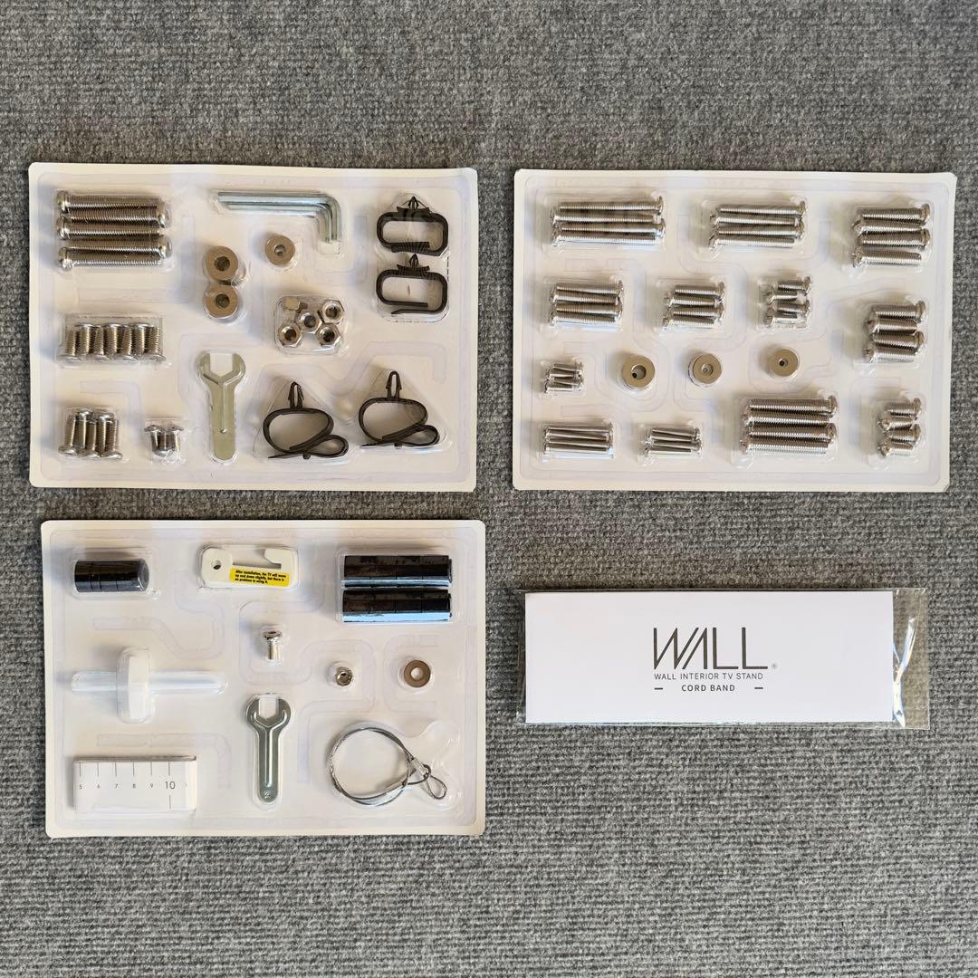 EQUALS イコールズ テレビスタンド WALL V3 ロータイプ 棚板付