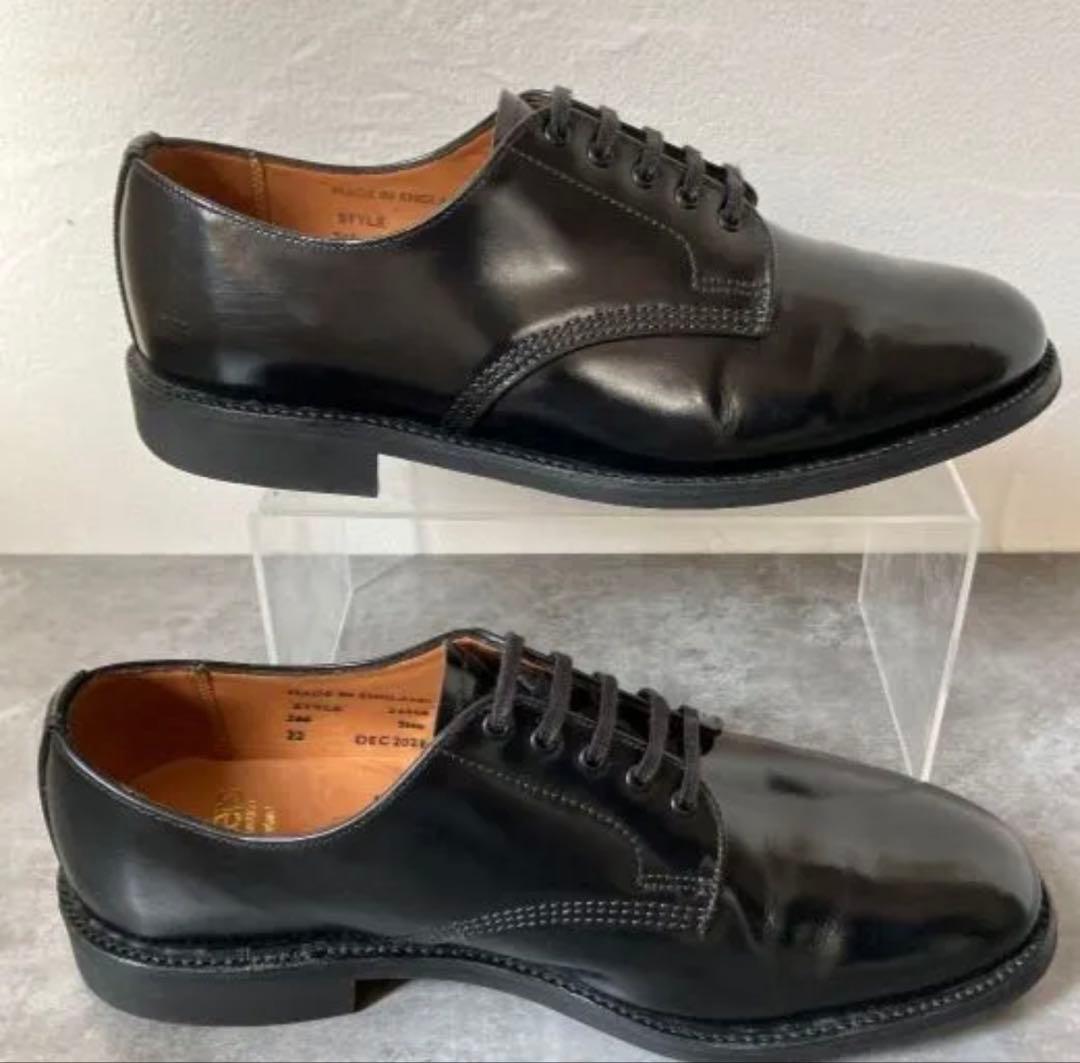 SANDERS ミリタリーオフィサーシューズ UK7.5