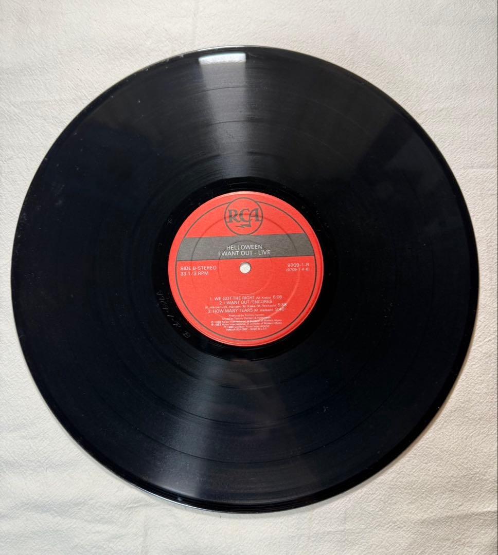 HELLOWEEN / I WANT OUT LIVE 12インチ LP