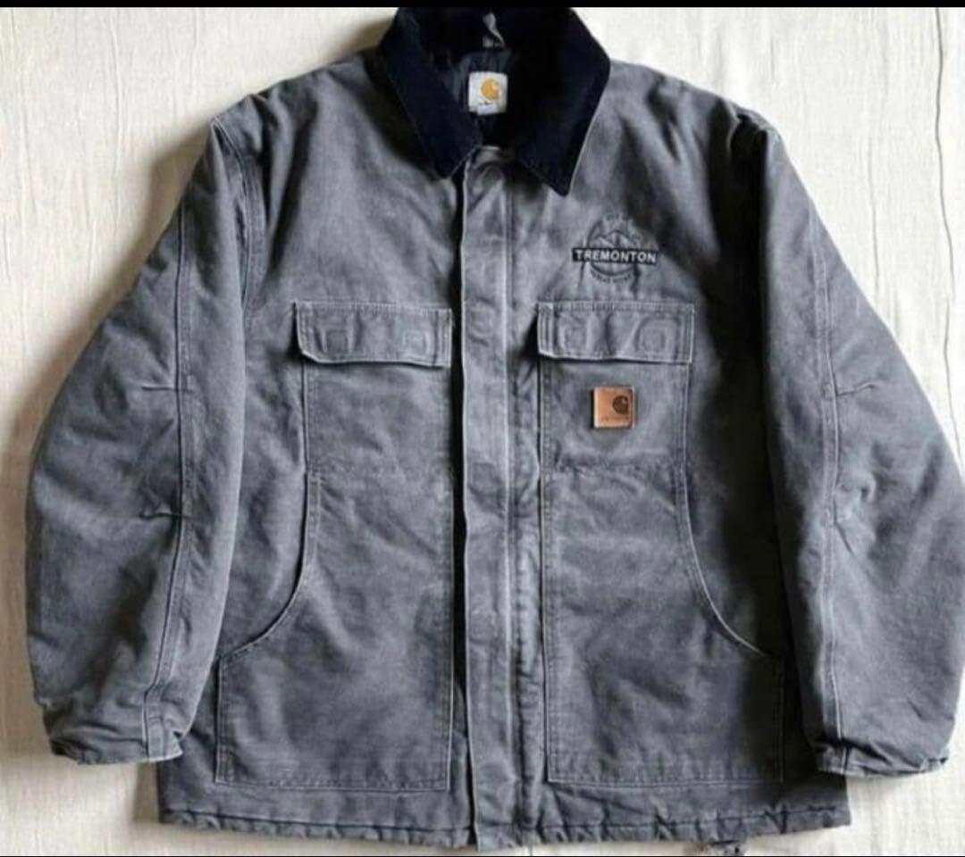 carhartt カーハート トラディショナルコート XL ボロ 企業ロゴ