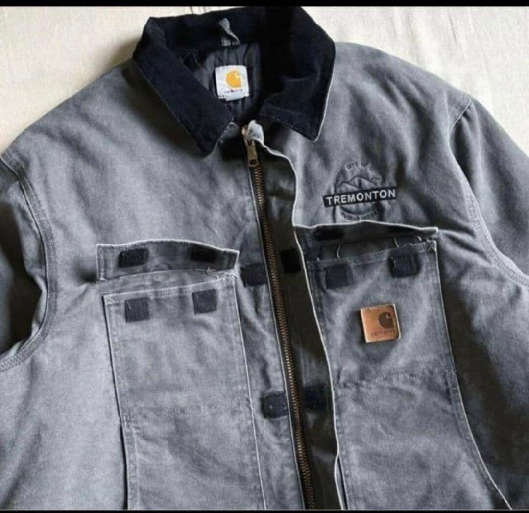 carhartt カーハート トラディショナルコート XL ボロ 企業ロゴ