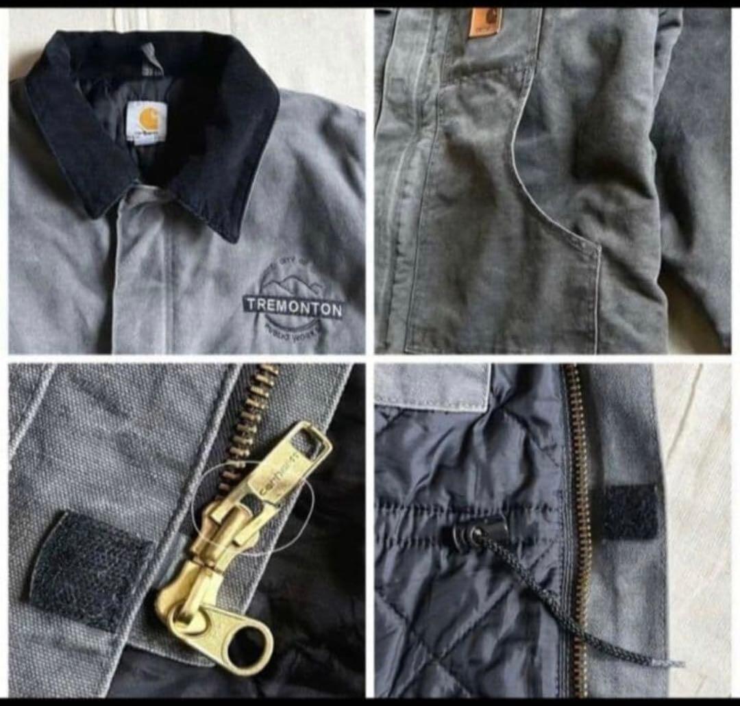 carhartt カーハート トラディショナルコート XL ボロ 企業ロゴ