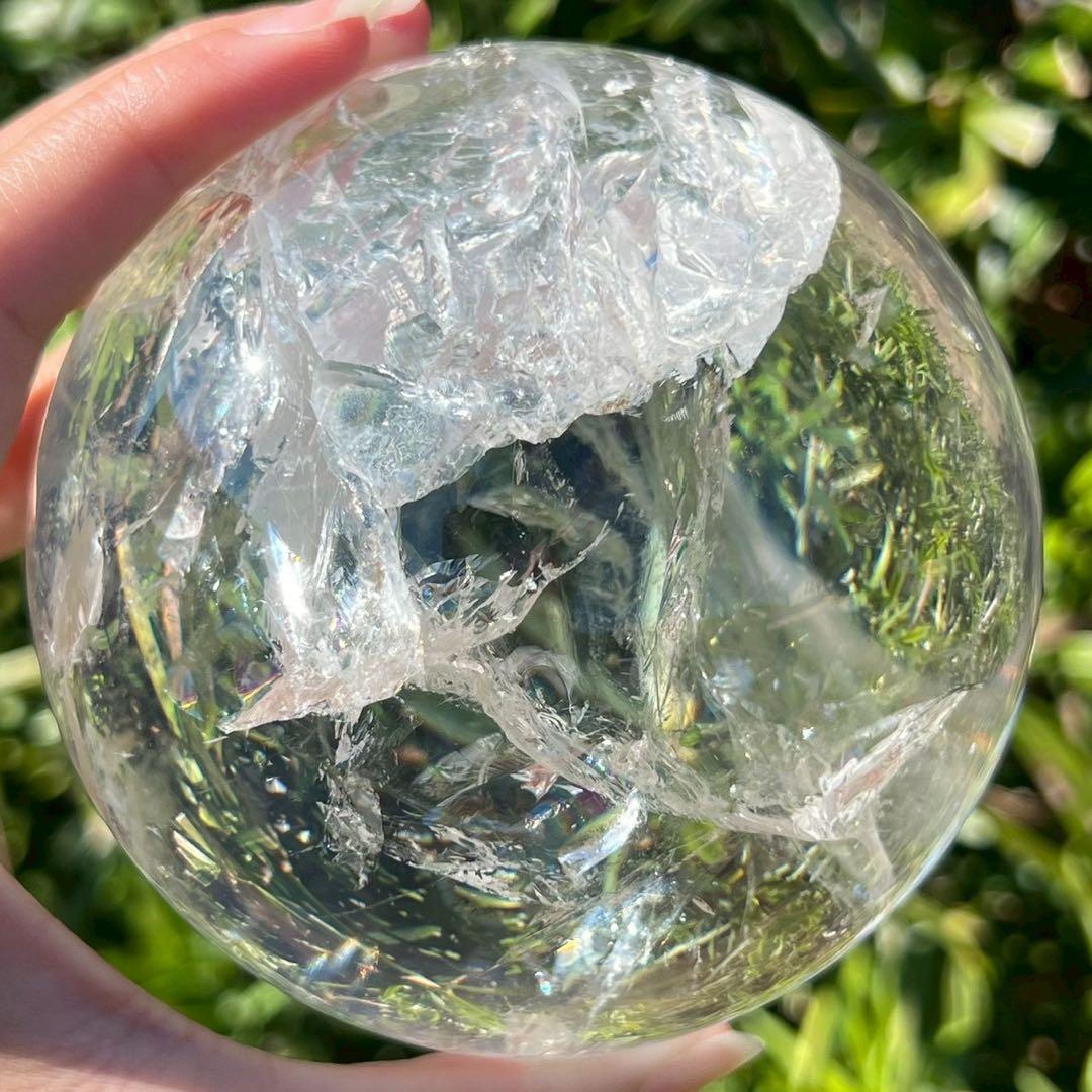 ✳️専用‼️✮超破格✮☆極上逸品 家宝級大宝珠☆✨レインボー レムリアンシード 丸玉