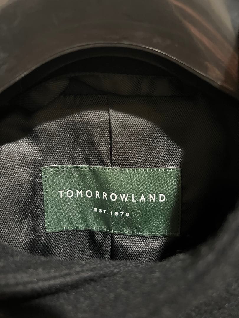 TOMORROWLAND スタンドカラーコート　ブラック　お値下げ不可