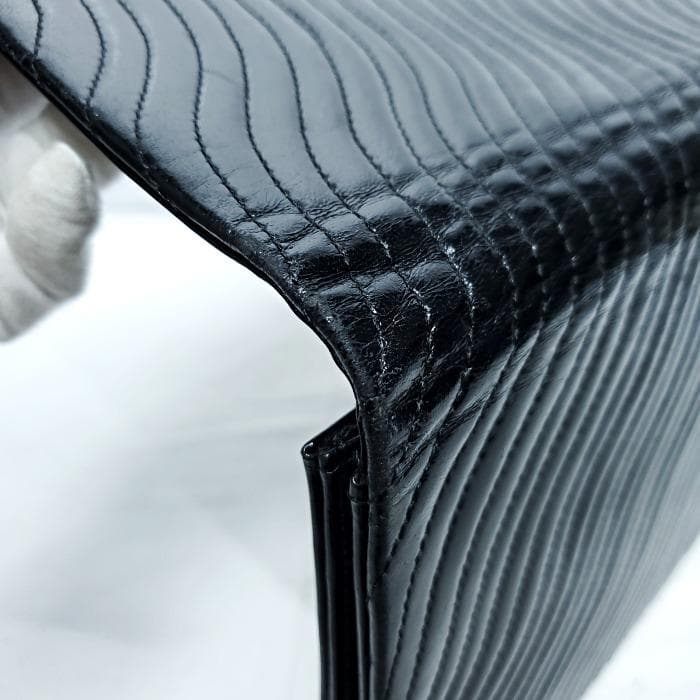 YVES SAINT LAURENT ビンテージ クラッチバッグ ブラック