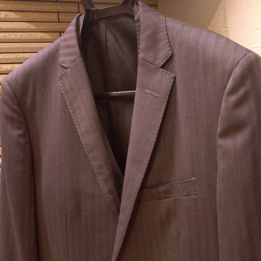 BURBERRY BLACK LABEL バーバリー ストライプスーツ グレー