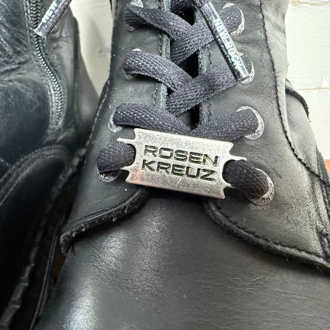 kou 様【41サイズ】NEW ROCK×ROSEN KREUZ 厚底 黒.