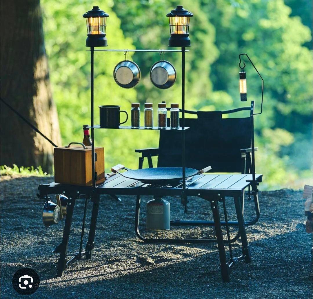 【使用2回のみ極美品】Alpen Outdoors アルミユニットテーブル88