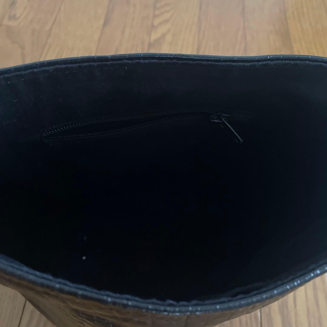 COUDRE クードル　オーバルトートバッグ金子綾クロコ型押し