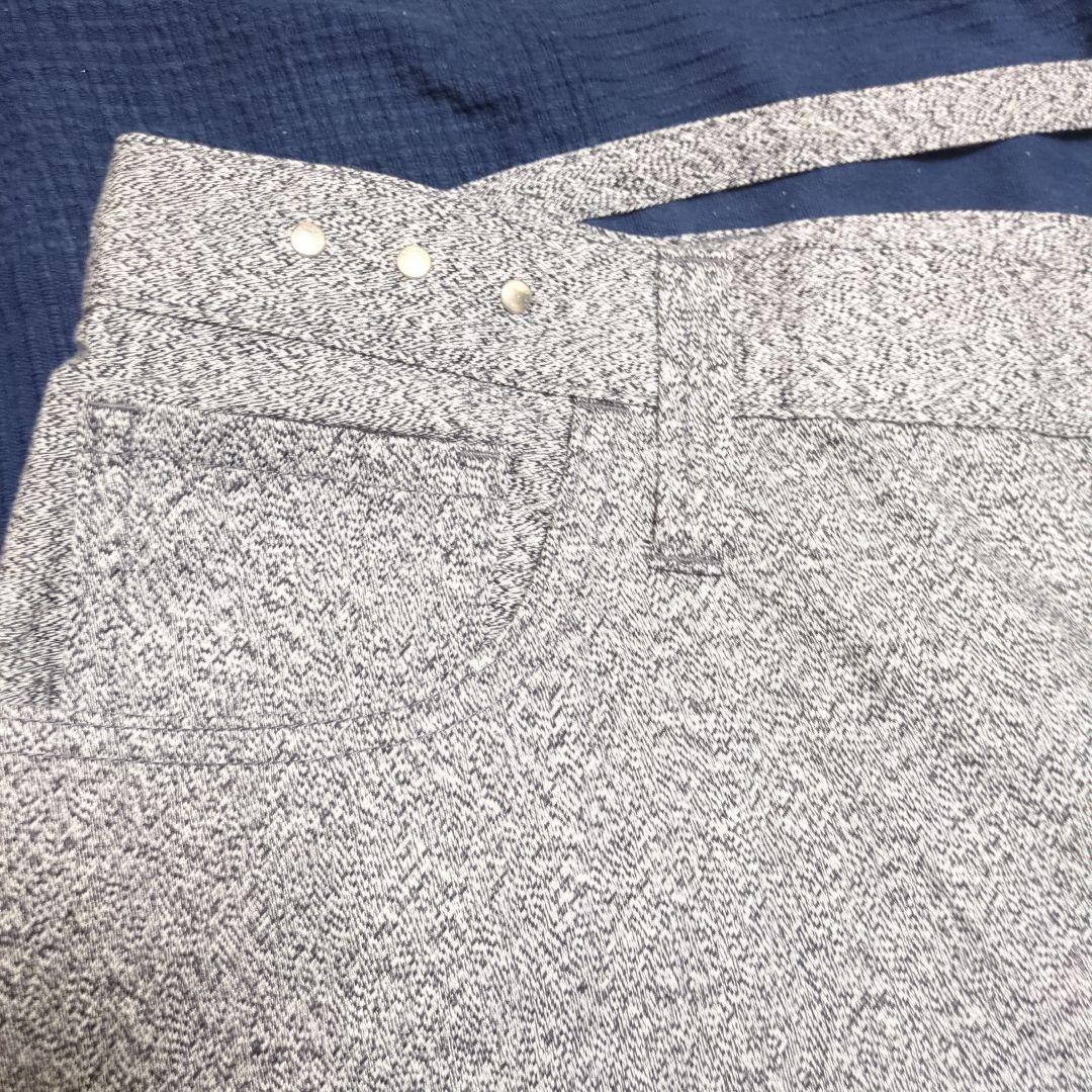 ANREALAGE グレー系 ワイドパンツ 38　小倉縞縞