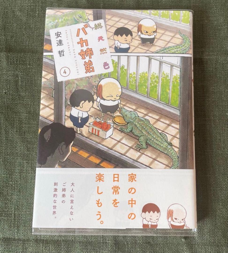 バカ姉弟 総天然色 帯付 初版 安達哲 4巻