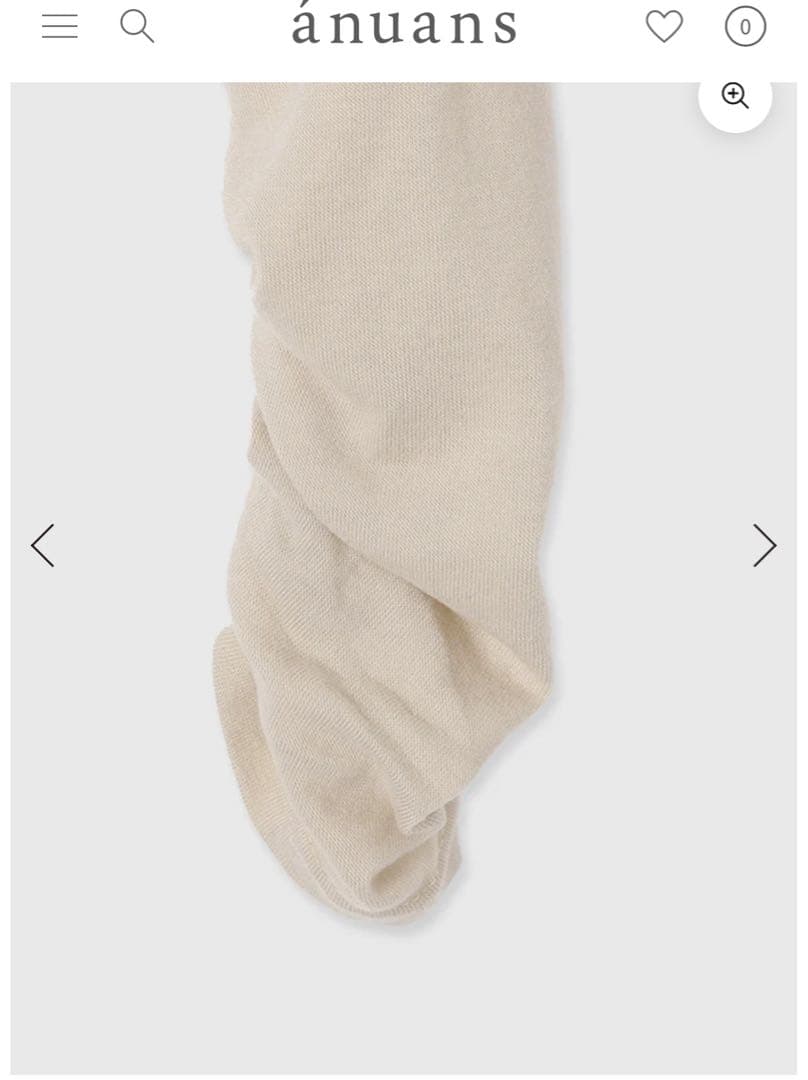 anuans アニュアンス　ギャザードレープカットトップス