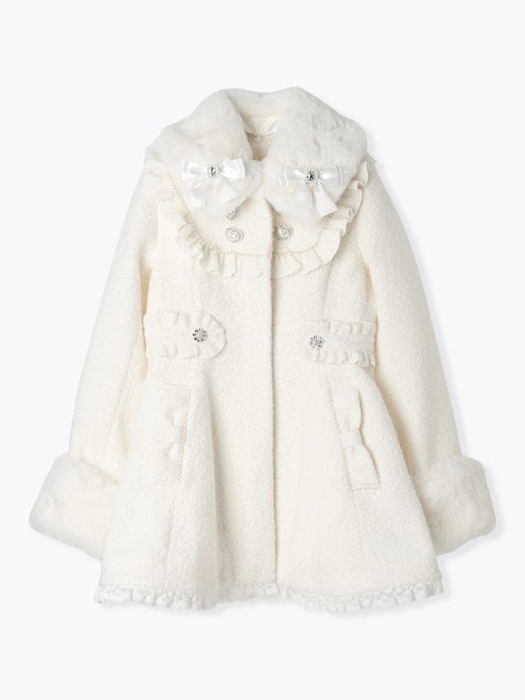 NOEMIE新品さきまるちゃんコラボ♡ヨークフレアコート