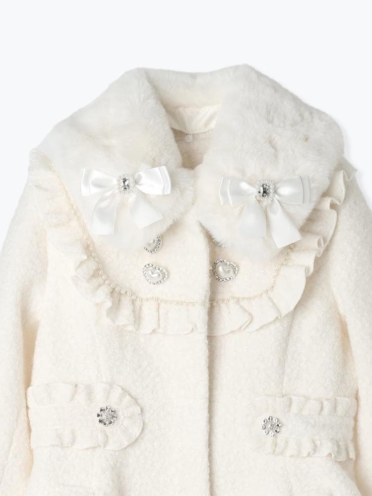 NOEMIE新品さきまるちゃんコラボ♡ヨークフレアコート