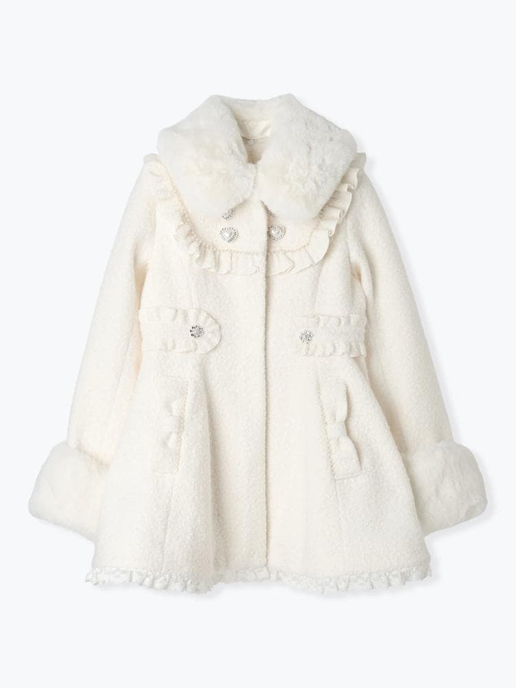 NOEMIE新品さきまるちゃんコラボ♡ヨークフレアコート