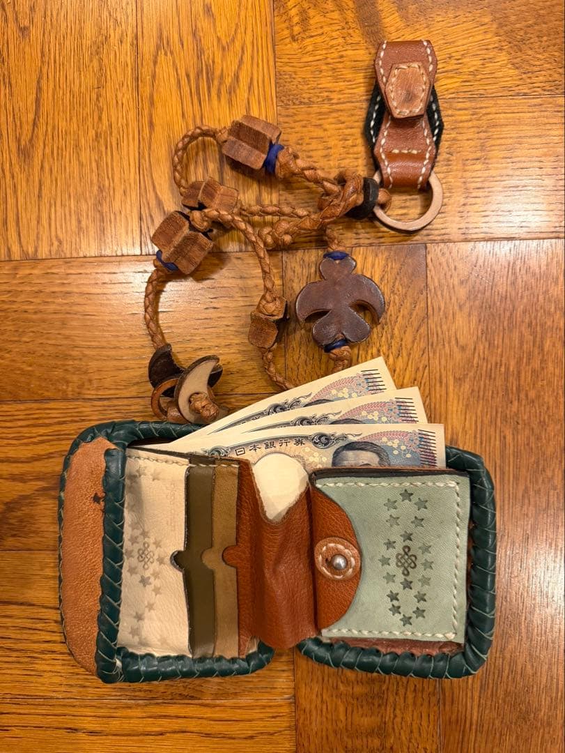 【値下げ】希少【ojaga design】オジャガデザイン 財布　本革