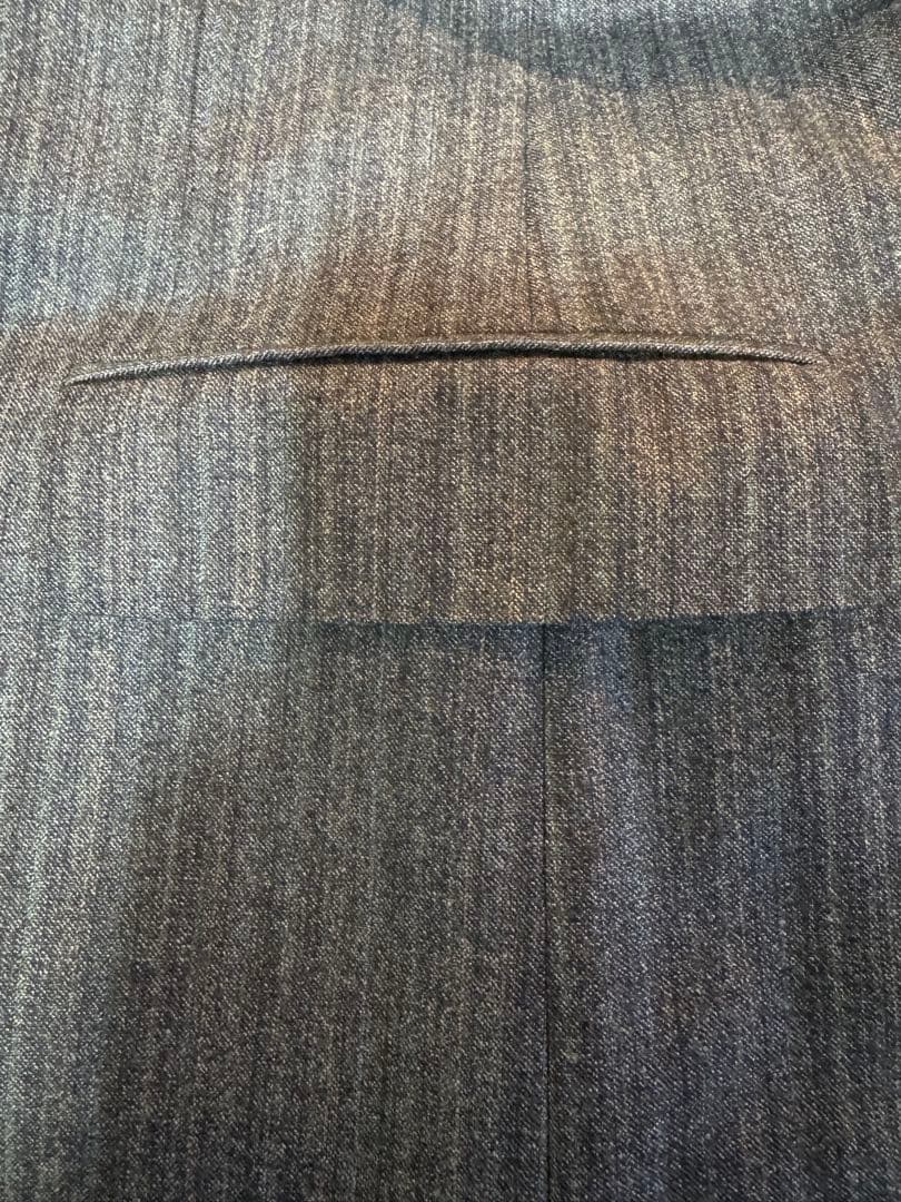 未使用！エトロ ブルーグレーストライプ48