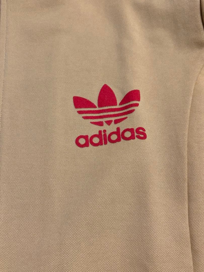 adidas アディダス　トラックジャケット　ベージュ L