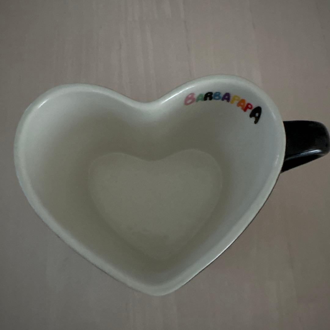 値下げ　新品　未使用　バーバパパ　モーニングセット　皿　カップ　2セット　ハート
