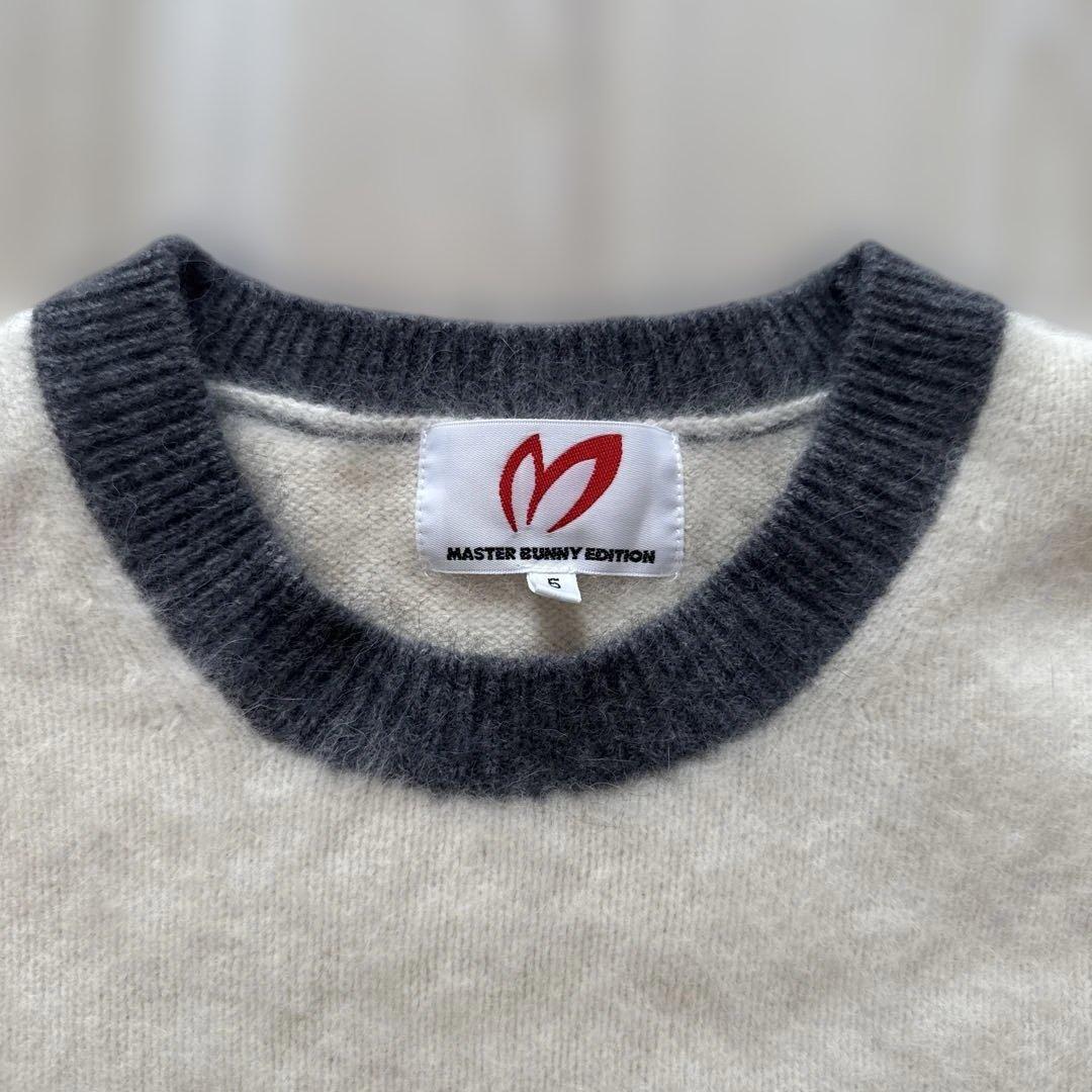 マスターバニー　ニット　L〜XL相当 白　ホワイト　グレー　ウール上質　5