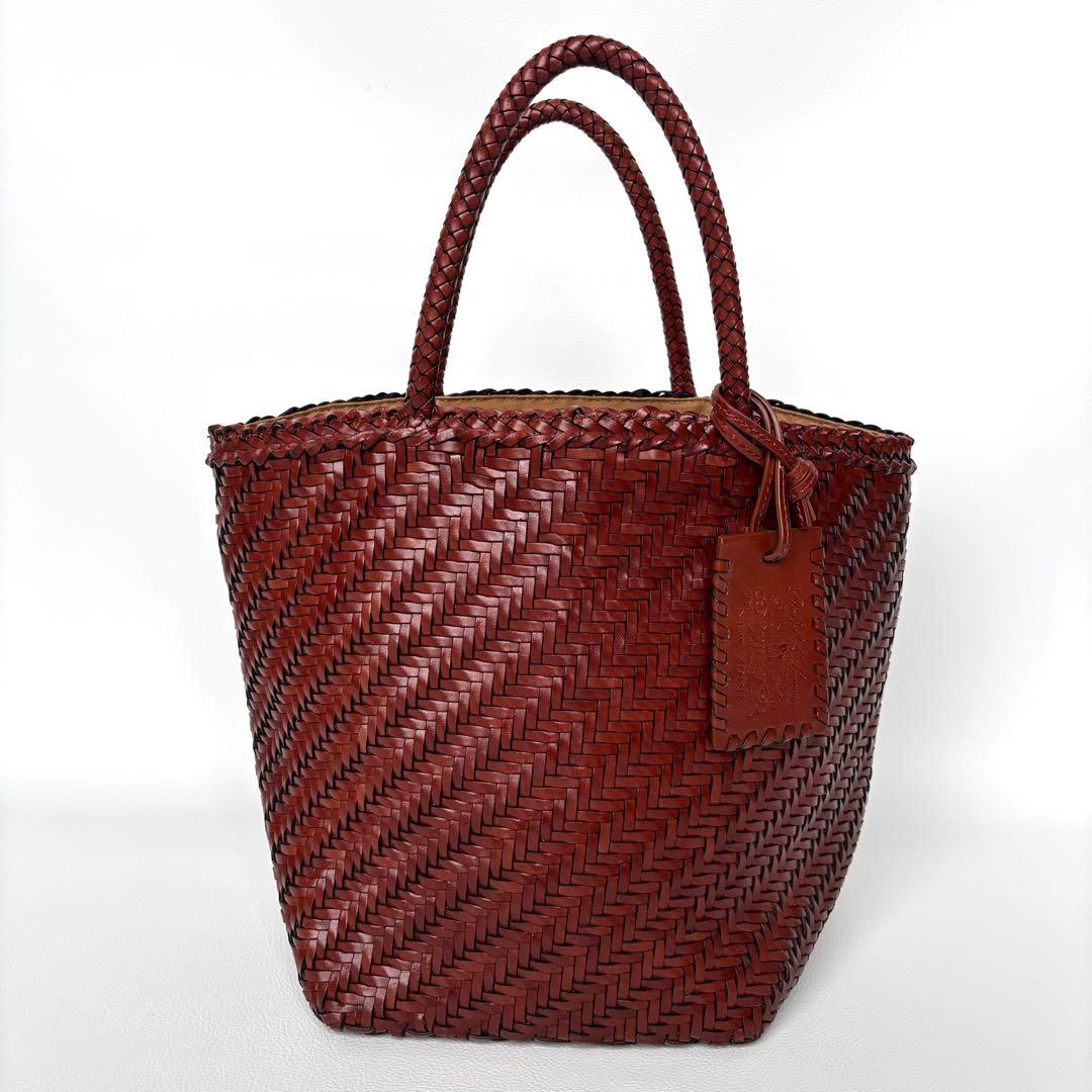 希少✨美品✨ラルフローレン　かごバッグ　トートバッグ　バケツ型　本革