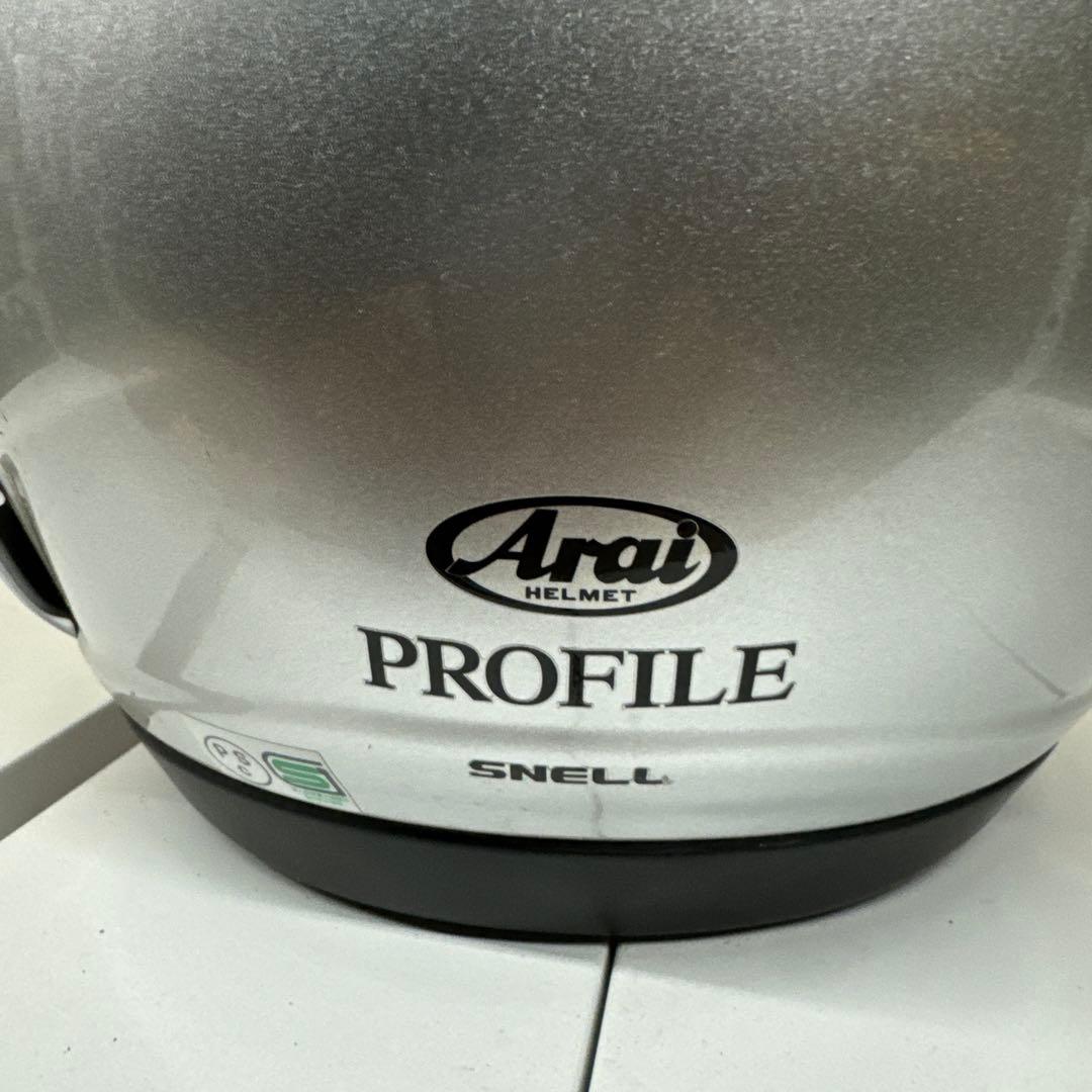 K*i様 Arai Profile フルフェイスヘルメット シルバー