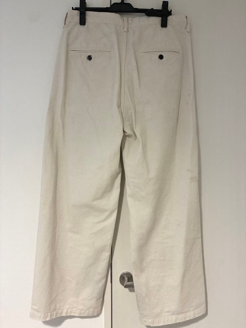 アンセルムPAINTCHINOTROUSERS ANCELLM 2 IVORY