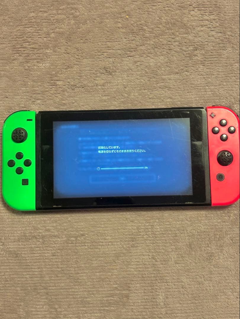 Nintendo Switch 本体　本体動作確認、初期化済み