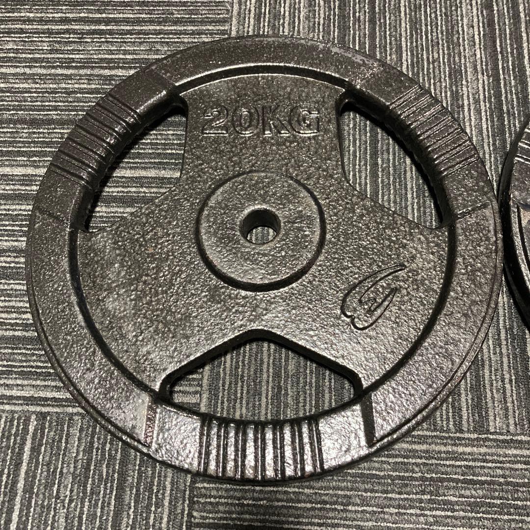 20kg バーベルプレート。 ボディメーカー