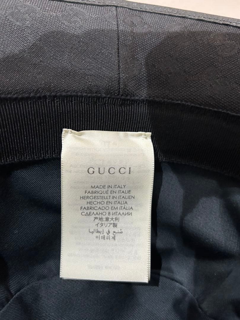 GUCCI GGキャンバスバケットハット