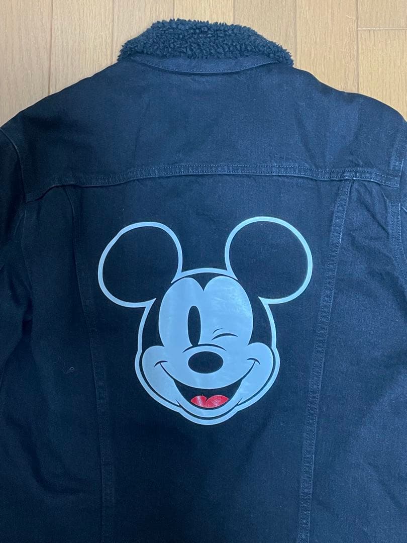 リーバイス×ミッキーコラボ　ボア付きトラッカージャケット&501デニムセットレア