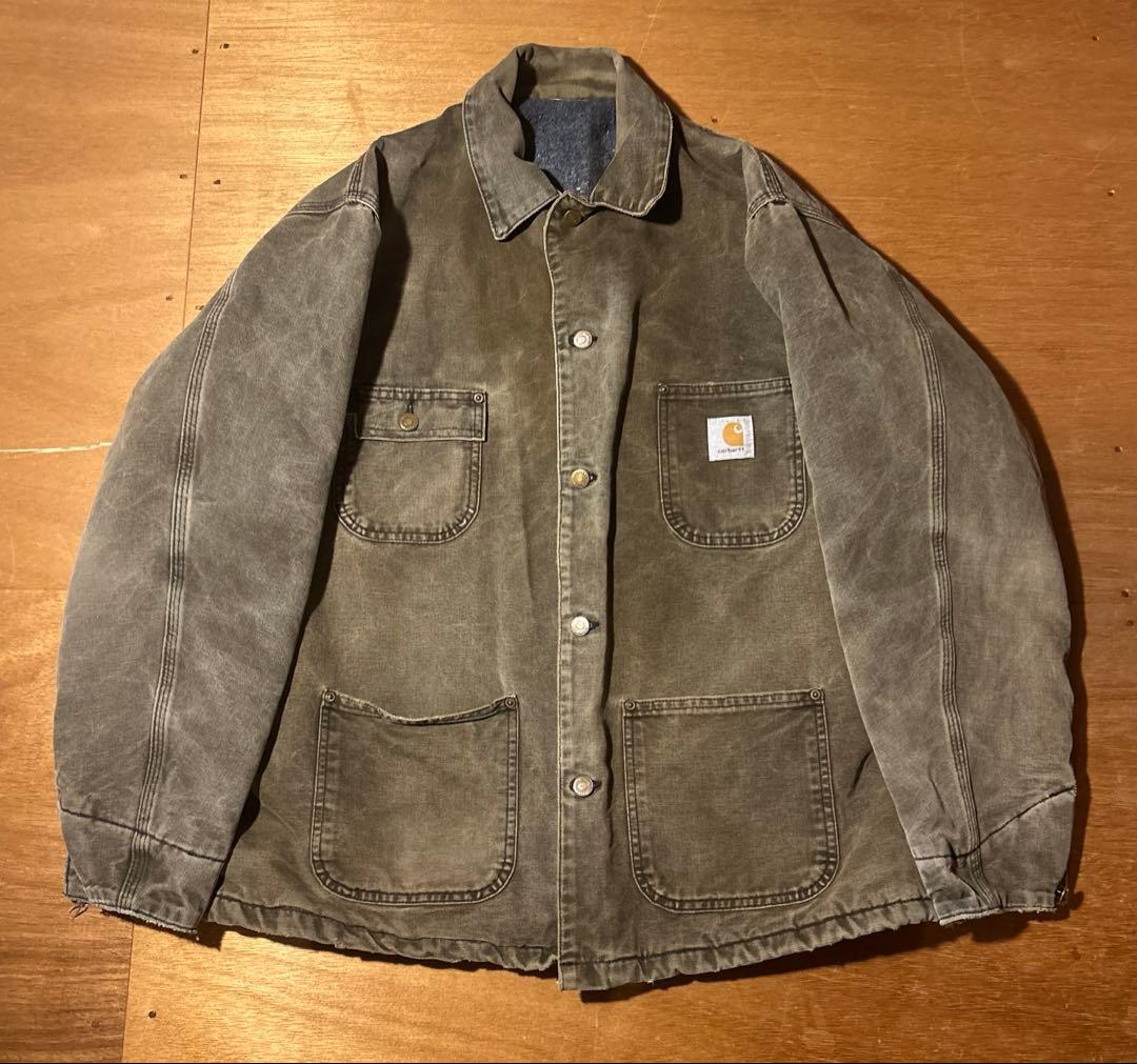 Carhartt 希少 星タグ CHT ミシガンチョアコート 90s
