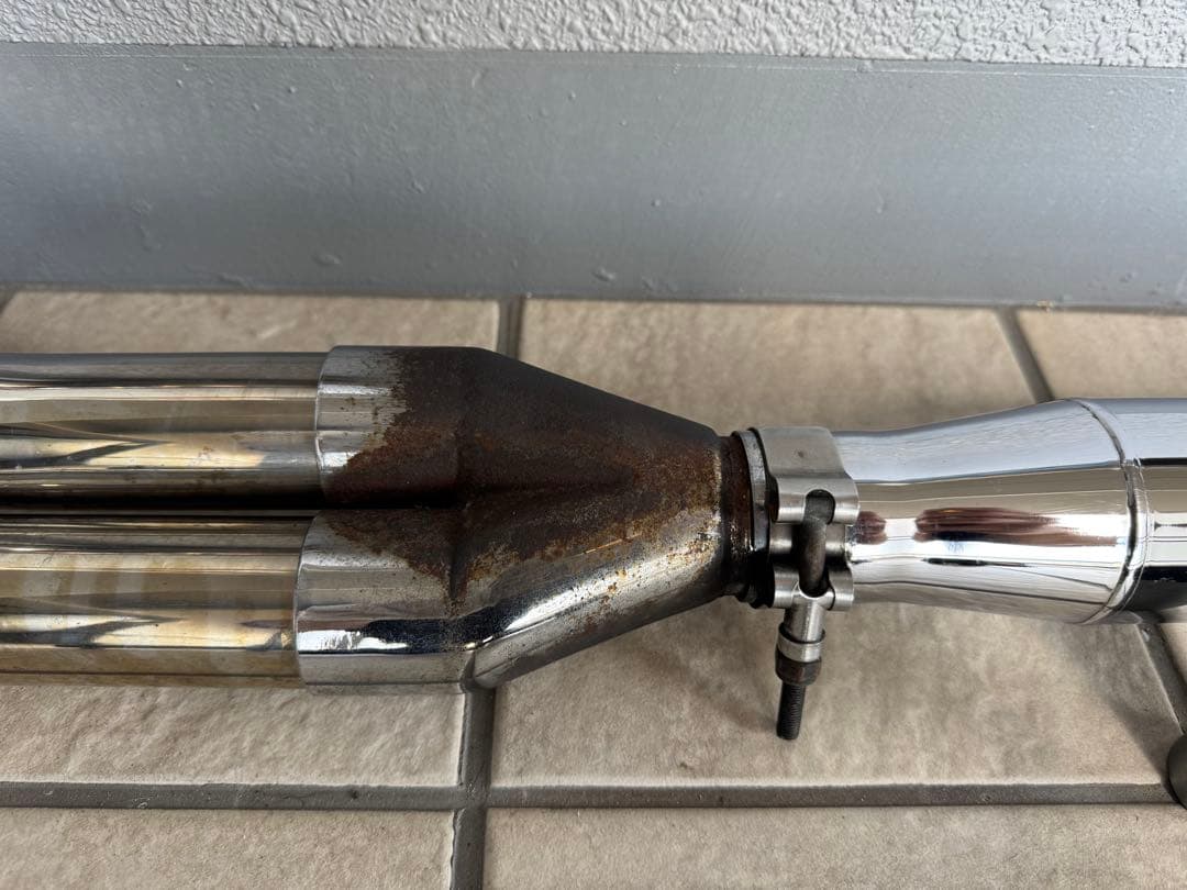 バルカンドリフター400、800用　サンダーヘッダーマフラー