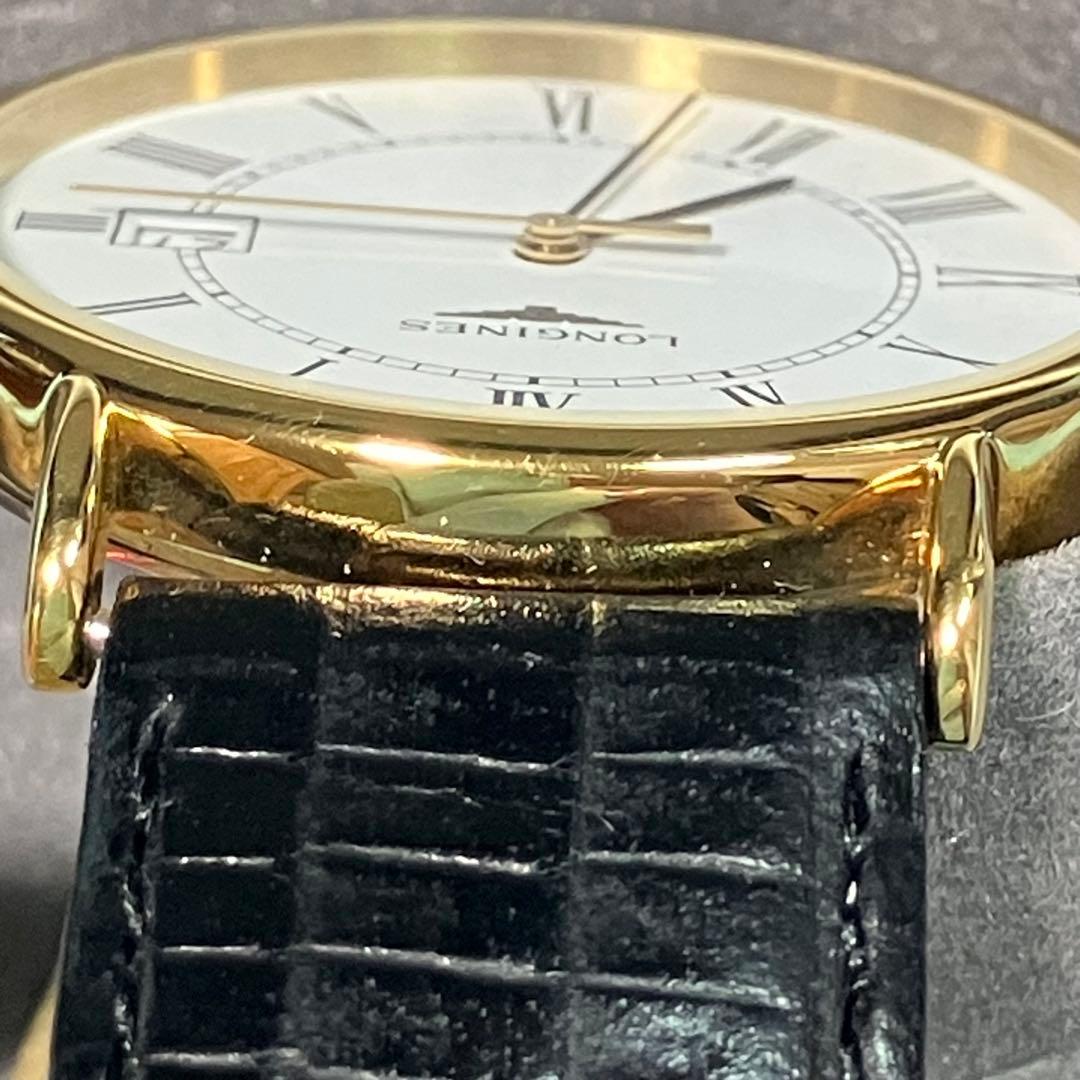 美品　90’ ロンジン　腕時計　メンズ　新品電池　箱　原産地証明書　取説　付き