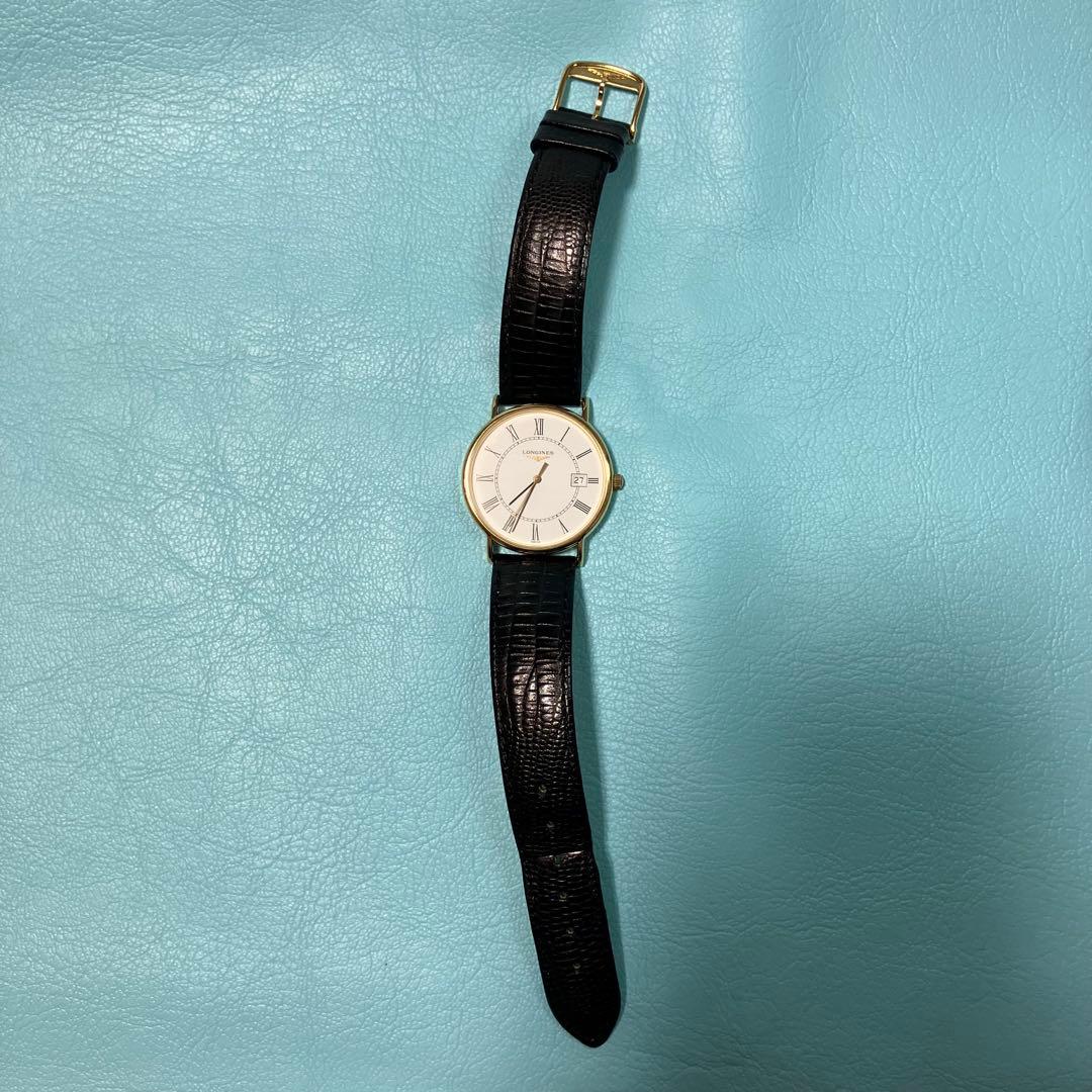 美品　90’ ロンジン　腕時計　メンズ　新品電池　箱　原産地証明書　取説　付き