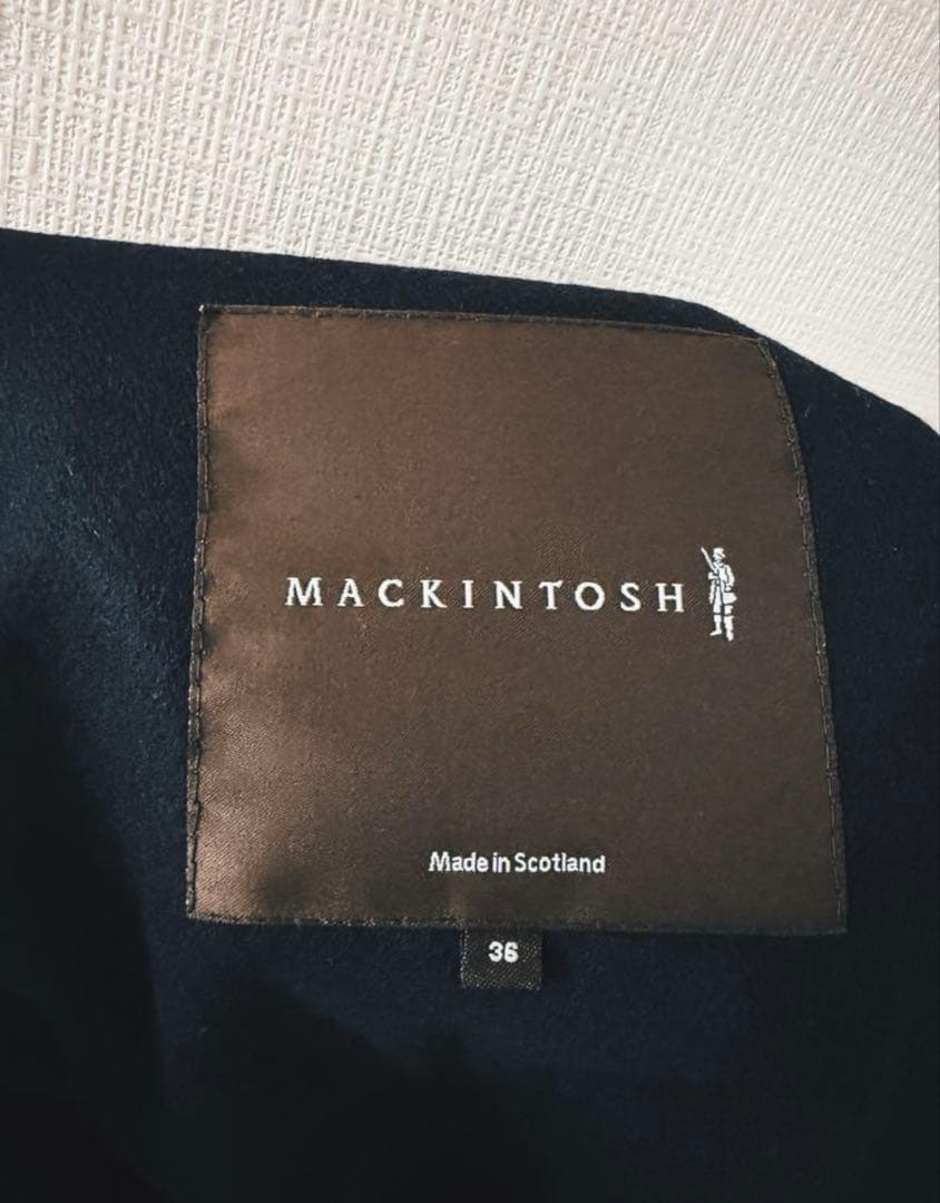 週末限定お値下げ MACKINTOSH ダッフルコート サイズ36 ネイビー