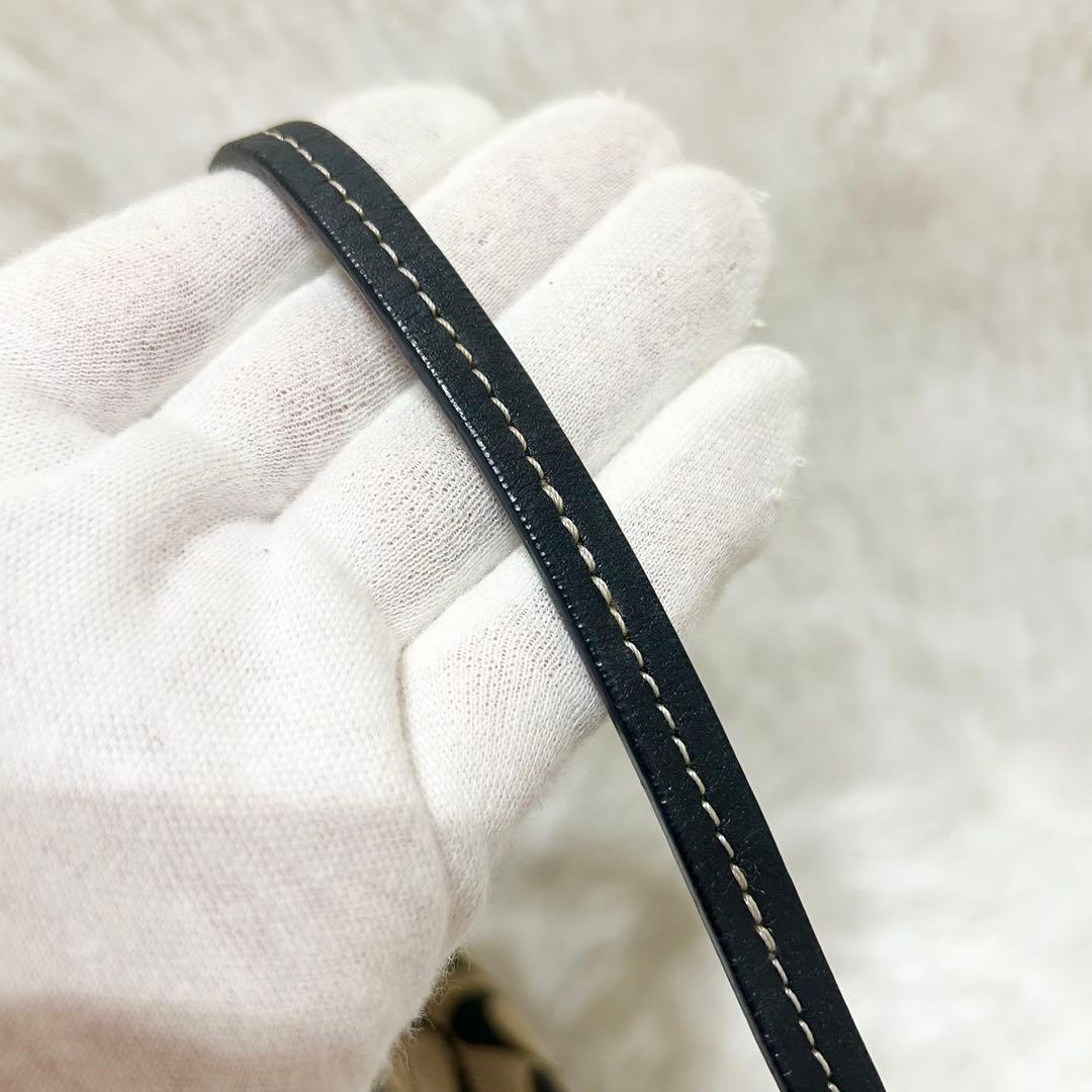 保存袋付属✨COACH アクセサリーポーチ ワンショルダー レザー シグネチャー