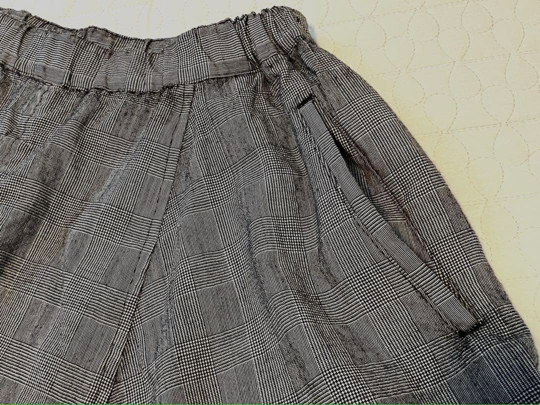 コムデギャルソンコムデギャルソン　サルエル ペンギンパンツ　チェック柄　コムコム