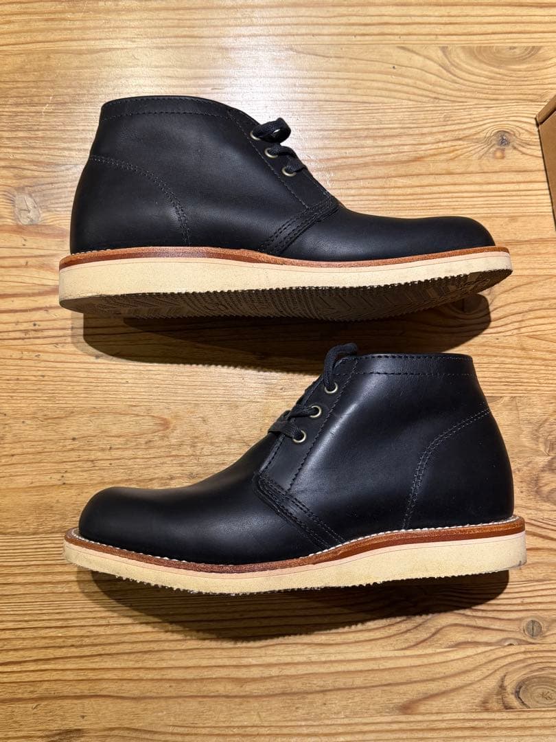 Chippewa 4025 BLK チペワ チャッカブーツ ブラック　US8.5