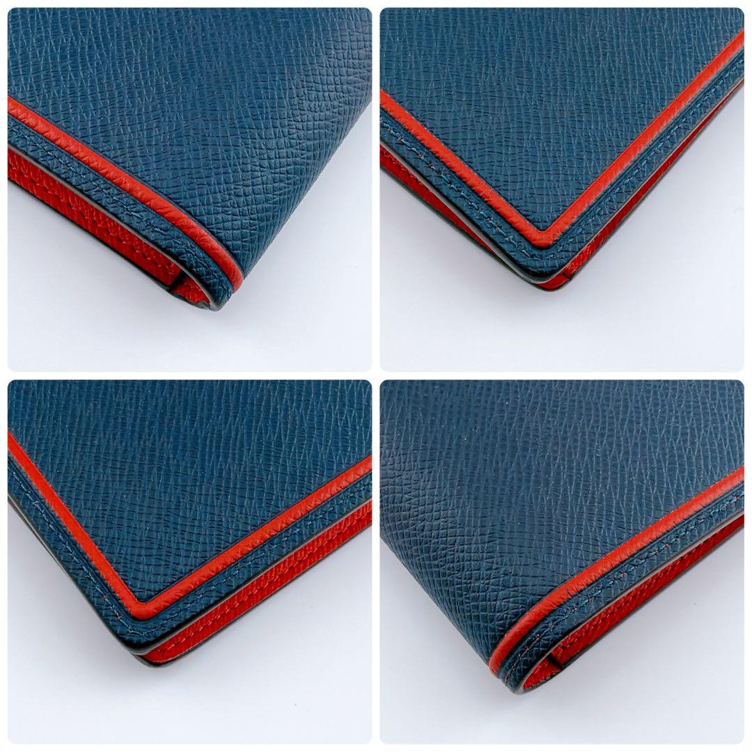 【極美品 付属品付き】ルイヴィトン タイガ ポルトフォイユ　ブラザ ネイビー