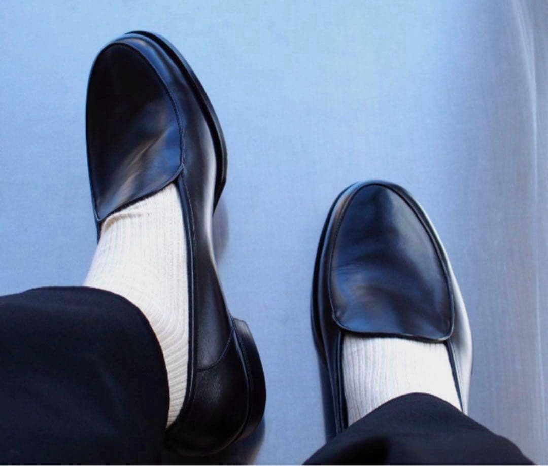 Post Production Re-lux forme シューズ レザー