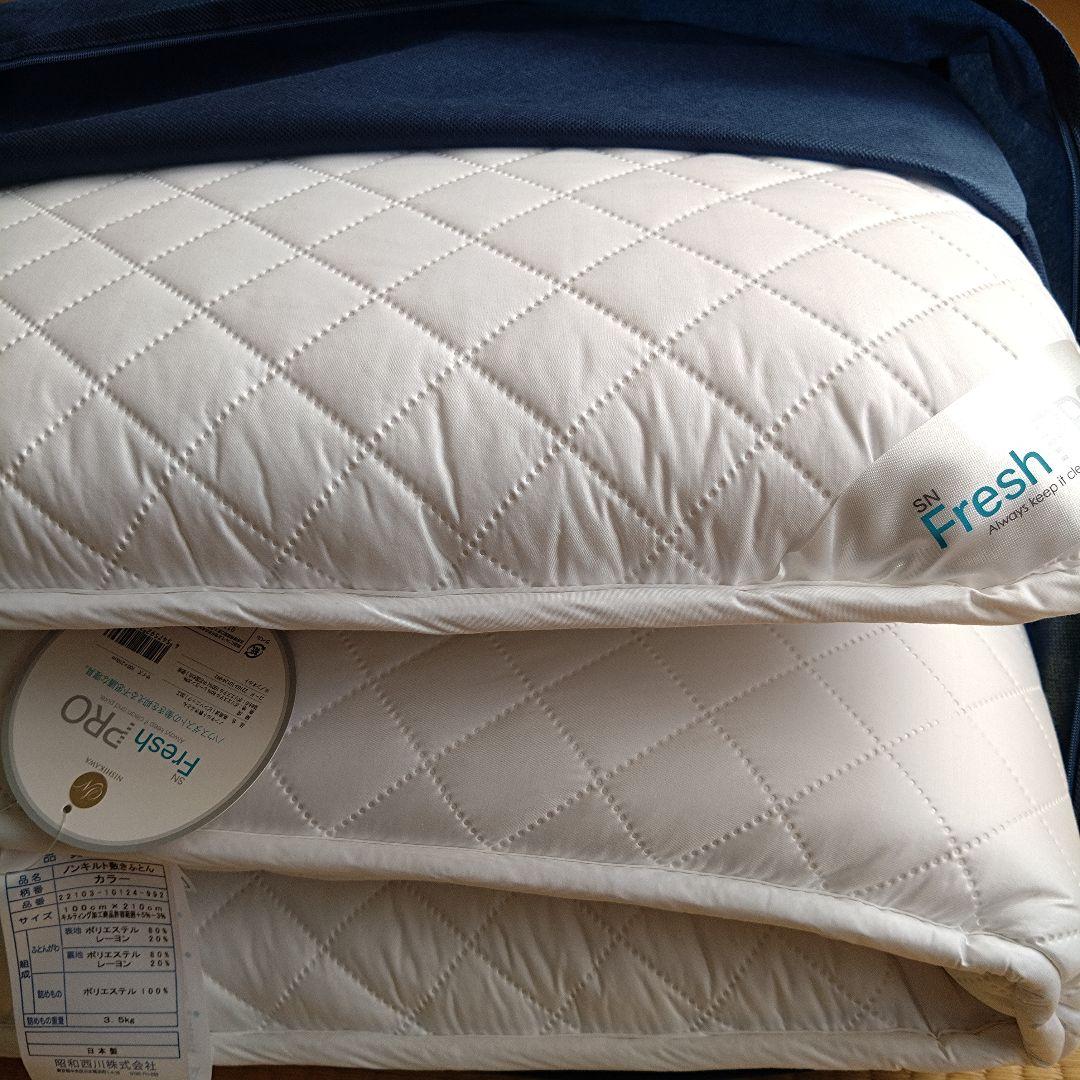 フレッシュプロ　ノンキルト 敷きふとん　シングルロング　日本製