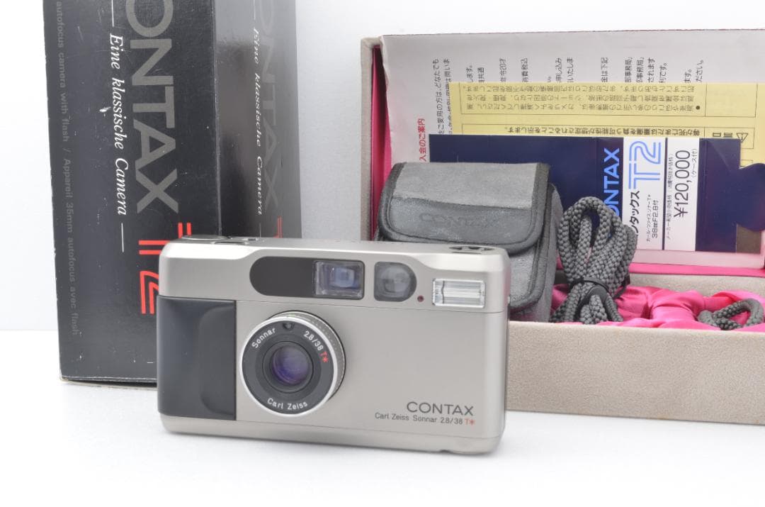【美品】CONTAX コンタックス T2 ケース・箱等付属 【完動品】