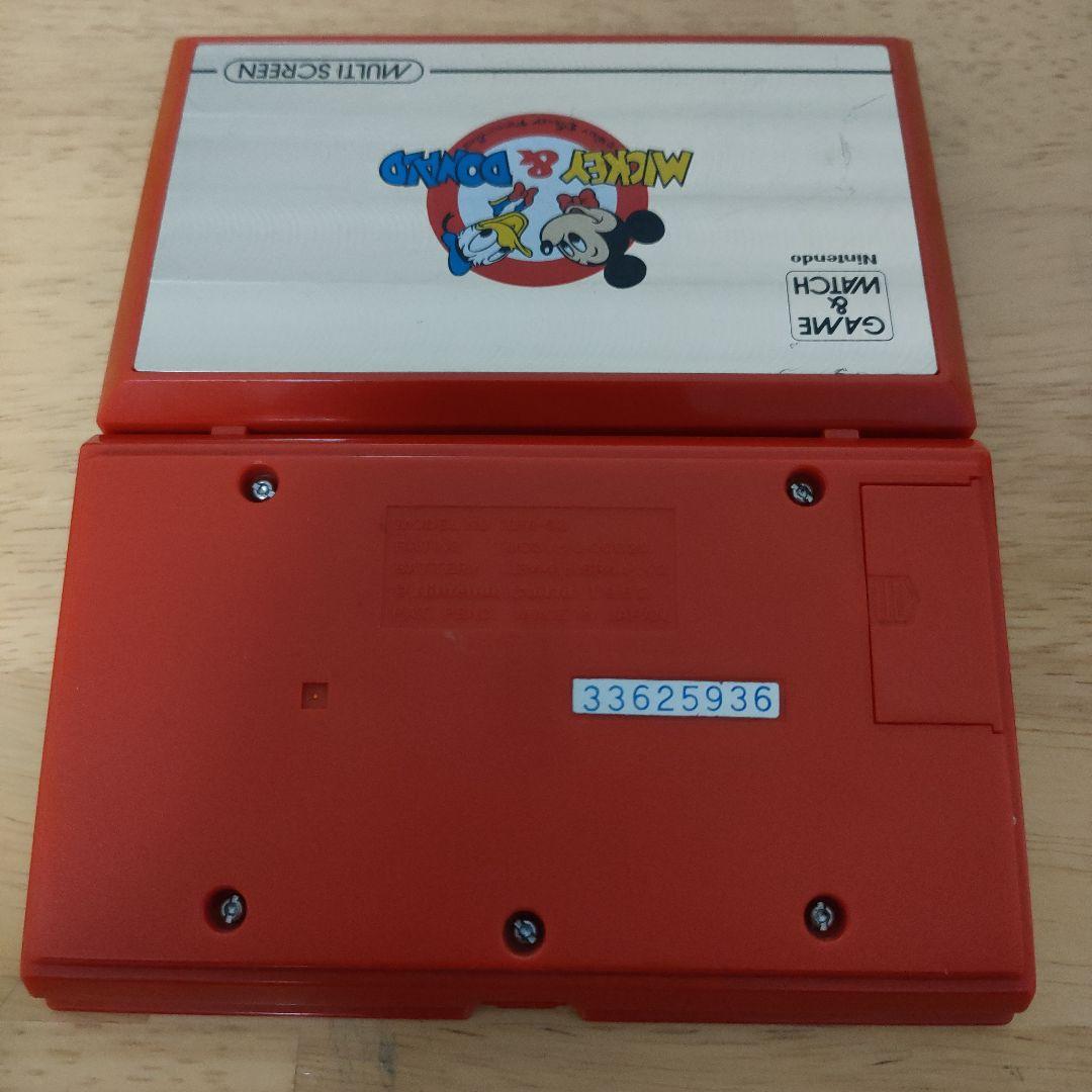 ゲームアンドウォッチミッキーアンドドナルド　ニンテンドー任天堂　メンテナンス済み