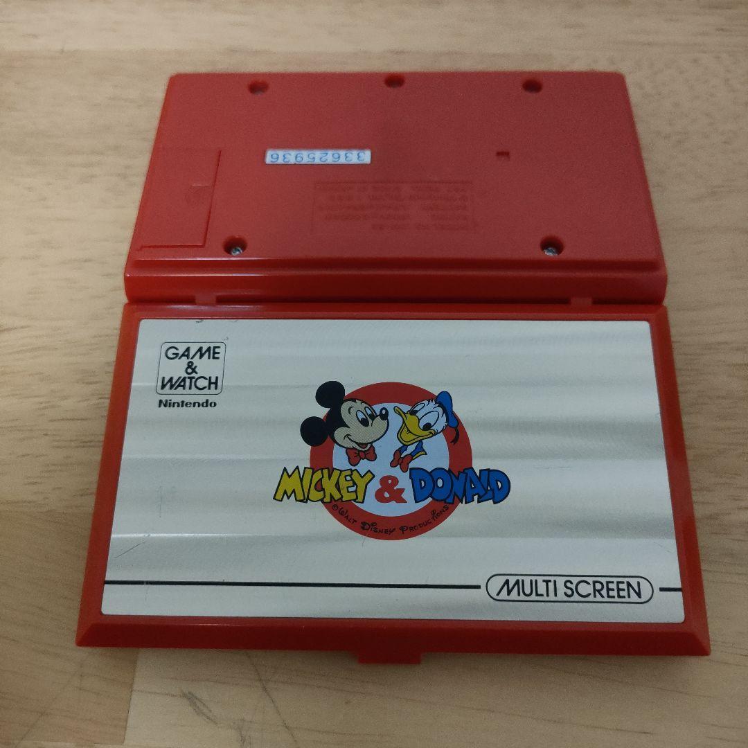 ゲームアンドウォッチミッキーアンドドナルド　ニンテンドー任天堂　メンテナンス済み